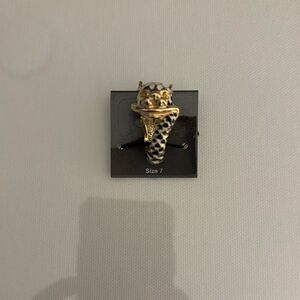 Express Dragon Ring Womens 7 Cow Print